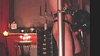 Rubbernurse Agnes' Latex Femdom: Spanking Whipping to Brutal Caning Climax