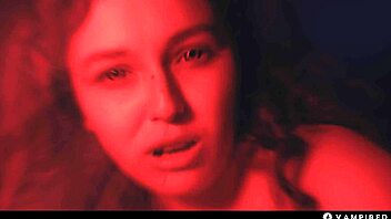 Asian brunette vampires seduce in lezdom mind control scissoring