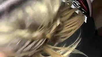rich blonde mommy slurps black cock like slut