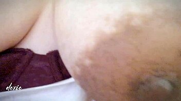 Chubby big tits solo wet horny frenzy