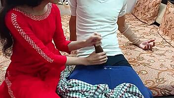 Uncle's Thick Black Cock Stretches Tight Pakistani Pussy Hard