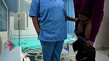 indian nurse teases patient in hospital fun