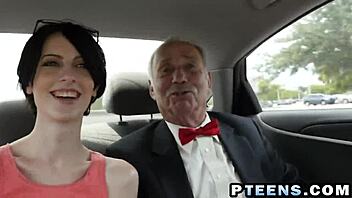 old dude bangs naughty teen big tits bent over cowgirl doggystyle group