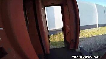 suck my cock in this abandoned wagon for quick cash 😏
