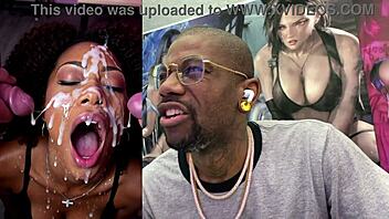 usagi's tight pussy craves ebony bukkake tongue torment?