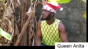 Queen Anita's Christmas Farm Fuck With Big Cock