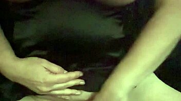 Amateur Dildo Rides Big Tits For Titfuck Climax