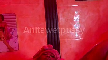 Juicy ebony babe soaks bed with squirting pussy after clothes-ripping outdoor toy play