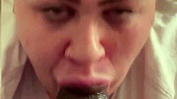 Curvy Whore Deepthroats Monster Cock Sloppily