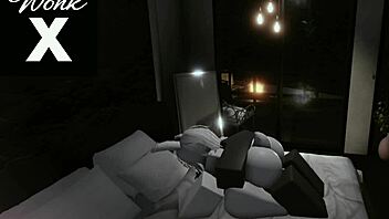 roblox bunny girl begs me to creampie all her holes
