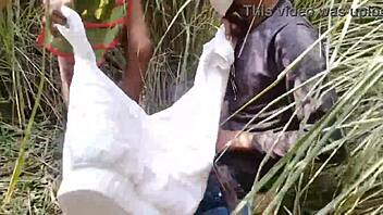 Indian Desi Girl Boobs Pressed Fucked Rough In Forest