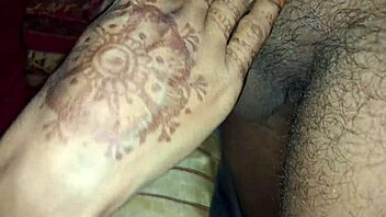 desi wife gives sloppy blowjob then gets fucked hard missionary on bed
