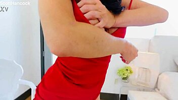 Veronica Avluv's massive tits milf deepthroats huge cock swallow cum