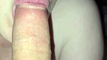 Mature performs loving deepthroat blowjob scene
