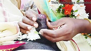 traditional saree wife, suck daddy's cock while hubby waits?