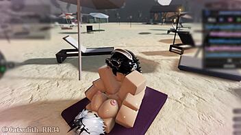 Whole Day Sex Marathon Ends in Beach Creampies
