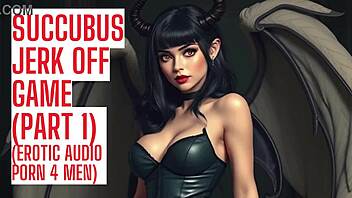 Part 1 succubus guides jerk off game in asmr audio