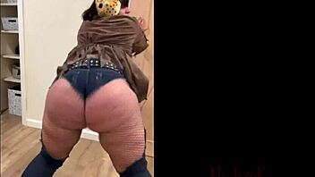 Sassy Latina Nixlynka Shakes Big Ass in Jason Cosplay