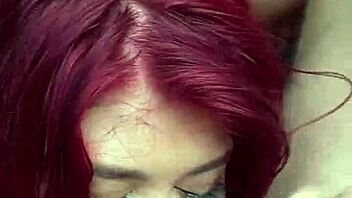 Petite redhead give me that rough facial cumshot