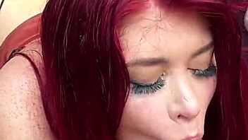 Petite redhead give me that rough facial cumshot
