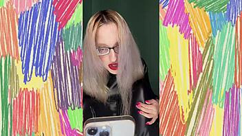 Sissy Bimbo Humiliation JOI with Glasses Femdom Instructions Fantasy
