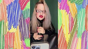 Sissy Bimbo Humiliation JOI with Glasses Femdom Instructions Fantasy