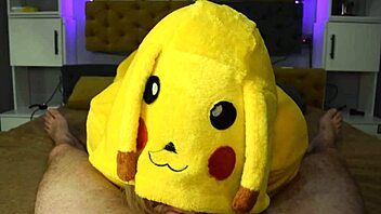 Pikachu Gulps Down Thick Loads In Cum-Hungry Frenzy