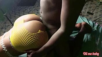 hot babe's juicy pussy gets ripped clothes fucked doggystyle in bedroom