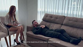 big ass psychologist treats cuckold patient with fitness latina roleplay