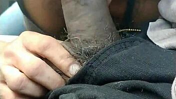 wanna see this tatted granny swallow interracial car head?