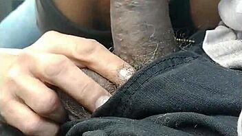 wanna see this tatted granny swallow interracial car head?