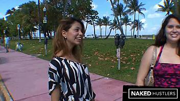Petite sexy latina veronica fucked rough on miami rooftop by monster cock