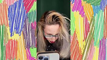 Sissy Bimbo Humiliation JOI with Glasses Femdom Instructions Fantasy