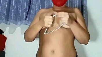 bbw amateur strips toys anal plug dildo nipple play compilation