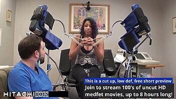 Doctor forces hitachi orgasms on moaning patient guinea pig 😩💦