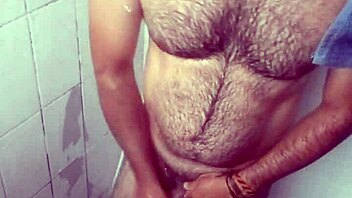 Hide in shower jerking off cum splashing my sexy legs