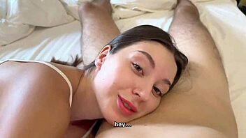 Eager 18+ teen rides relentlessly before intense hotel missionary pounding