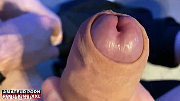 prollking's massive foreskin cock play in sneakers and socks