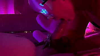 Halloween blonde delivers pov blowjob treat