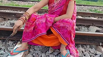 desi bhabhi rides lover hard in country field outdoor fuck fest