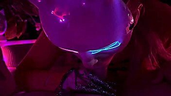 Halloween blonde delivers pov blowjob treat