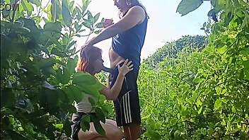 naughty redhead caught having sex on guarujá beach with a stud