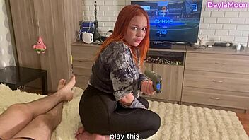 Deylamoon Plays Video Game And Fucks Hard