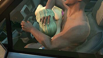 in gta 5 franklin receives friendly service from a helpful female character during play