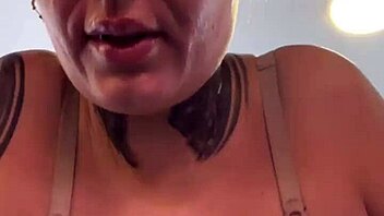 Famous influencer trains wet in tiny top