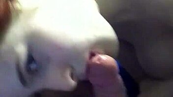 amateur redhead loves sucking dick in pov