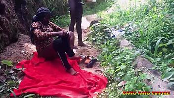 Village Whore Got Boned By Big Black Long Dick - Amateur Ebony Village Slut Collect It On Missionary Journey