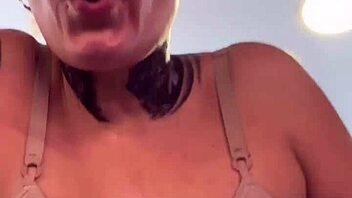 Famous influencer trains wet in tiny top