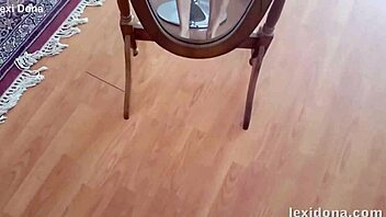 lexidona strips in front of mirror