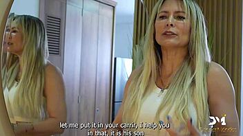Stepmom helps pay for college with hot action